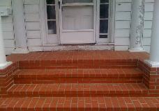 brick steps installation