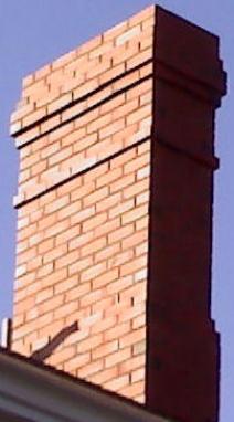 Brick chimney by RL Sanborn Masonry, Portland, Maine chimney contractor
