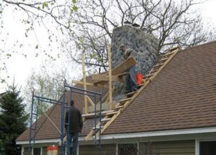 Field Stone Chimney Restoration