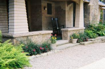 Granite porch