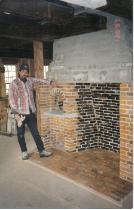 Brick Rumford Fireplace