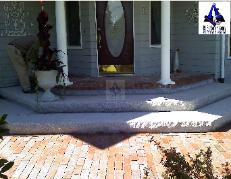 granite steps installation Falmouth Maine